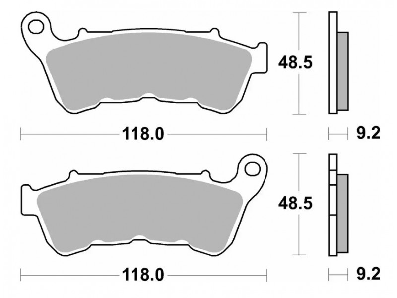 Гальмівні колодки SBS Ultra Quit Brake Pads, Ceramic 934H.HF